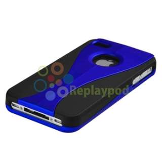   PIECE Hard Case+Car+AC Charger+PRIVACY FILTER for iPhone 4 4S G  