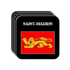  Aquitaine   SAINT MAURIN Set of 4 Mini Mousepad Coasters 