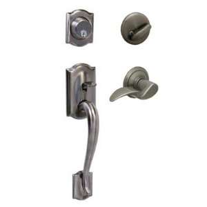  Schlage F62CAM620FLALH F Series Antique Pewter Keyed Entry 