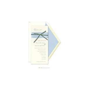  French Ribbon Invitation Wedding Invitations Health 