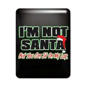  iPad Case Black Christmas Im Not Santa But You Can Sit On 
