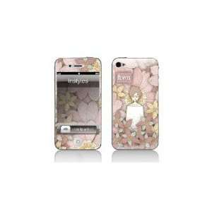  Instlys iPhone 4/4s Dual Colored Skin Sticker    Flowers 