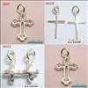 New Lucky Cross 925 Sterling Silver dangle charm P