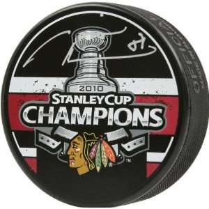 Marian Hossa Chicago Blackhawks Autographed 2010 Stanley Cup Champions 