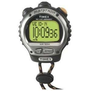 Timex Timex Ironman Marathon Stopwatch Silver/Yellow/Black  