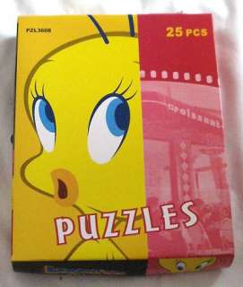 Lot of 6 Looney Tunes Tweety Bird 25 pcs Jigsaw Puzzle  