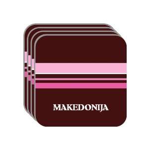  Personal Name Gift   MAKEDONIJA Set of 4 Mini Mousepad 