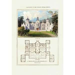   Mansion in the Stuart Style, James I 20x30 poster  Home