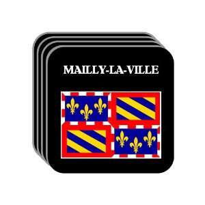  Bourgogne (Burgundy)   MAILLY LA VILLE Set of 4 Mini 