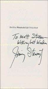 JAMES JIMMY STEWART   BOOK SIGNED  