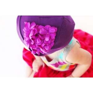  Purple Geranium Cotton Hat Baby