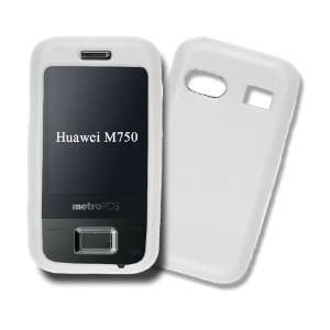  Huawei M750 WHITE Rubber Silicone Case / Soft Jelly Skin 