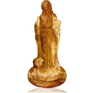  53cm Large Shepherd Olive Wood Figure 