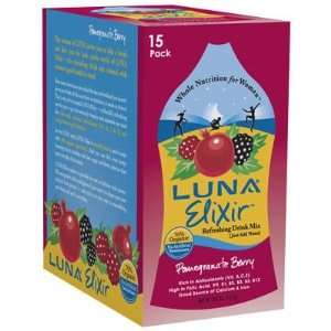   Luna Elixir for Women   Box of 15   Berry Pomegranate Sports