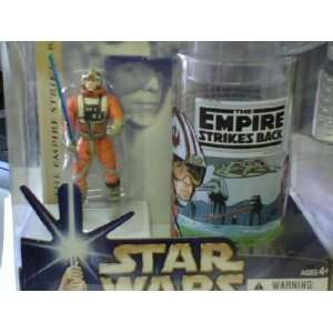  Star Wars Luke Skywalker Action Figure and Cup Toys 