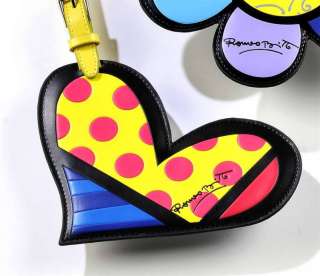 ROMERO BRITTO HEART LUGGAGE / BACKPACK ID TAG  