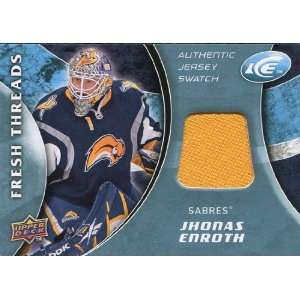   Deck Ice Fresh Threads Yellow #FTJE Jhonas Enroth Sports Collectibles