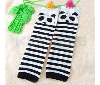 Baby Cartoon Panda Pattern Leggings Legs Warmers Socks  