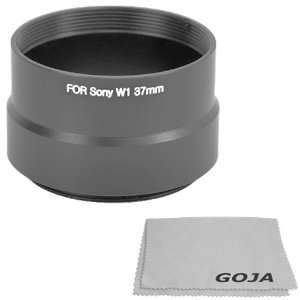  37MM Diameter lens adapter tube for Sony W1 Cameras to 