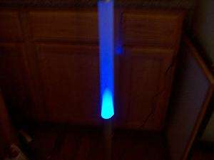 Rainbow glow floor lamp color changing 18 LED lamp tube with silver 