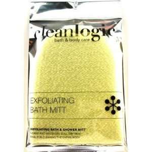  Clean Logic Exfoliating Bath & Shower Mitt (3 Pack) with 