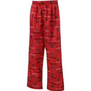  Texas Tech Red Raiders Youth Red Team Logo Printed Pants 