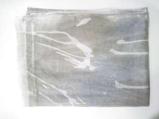 NEW TYSA Gray Cotton Scarf Wrap  
