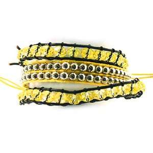  Jubilant Yellow Ravenna Multi Strand Bracelet Jewelry