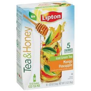 Lipton Beverage Tea & Honey Green Tea to Go Mango Pineapple Iced Tea 