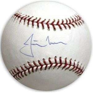 Justin Morneau Autographed Baseball   Autographed Baseballs