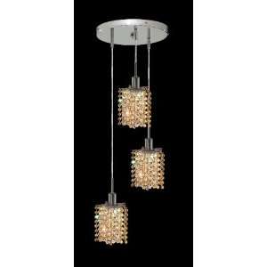  Elegant Lighting 1383D R P LT/SS chandelier