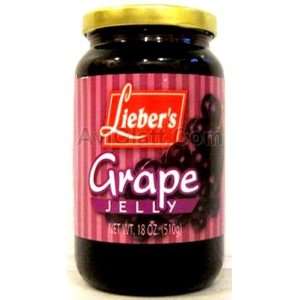 Liebers Grape Jelly 18 oz Grocery & Gourmet Food