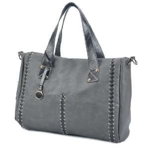  MSP00636GR Gray Deyce Kanya Stylish Women Handbag Double 