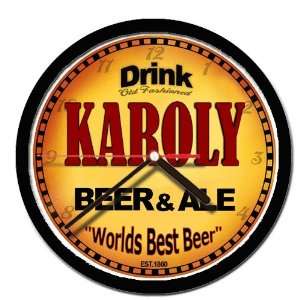  KAROLY beer and ale cerveza wall clock 