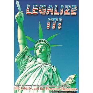  Legalize It (Marijuana) Vinyl Sticker 3 x 5 Aprox Aprox 