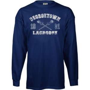  Georgetown Hoyas Legacy Lacrosse Long Sleeve T Shirt 