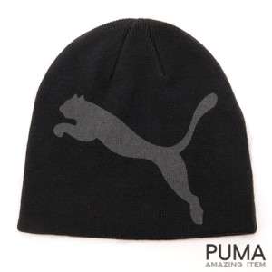 BN PUMA Unisex Knit Beanie Hat (84137101) Black  