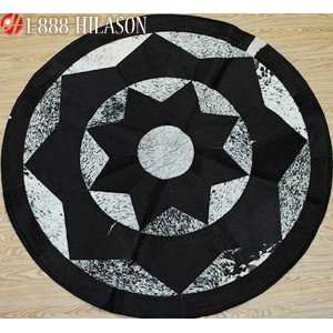  Hair On Leather Patchwork. Cowhide Skin Rug Carpet Sports 