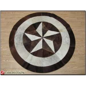  Hair On Leather Patchwork. Cowhide Skin Rug Carpet Sports 