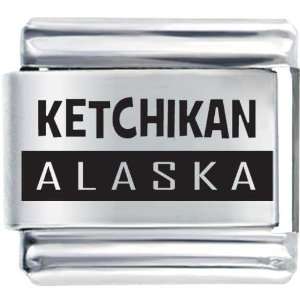  Ketchikan Alaska Laser Italian Charm Pugster Jewelry