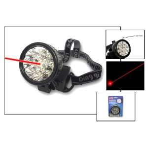  12 LED Headlamp With Laser Pointer