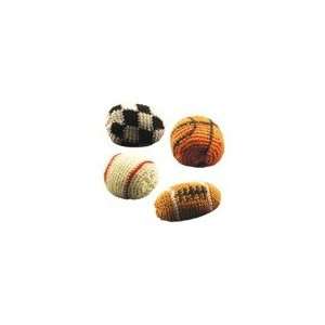    2 Woven Sports Kickballs, Stress Balls