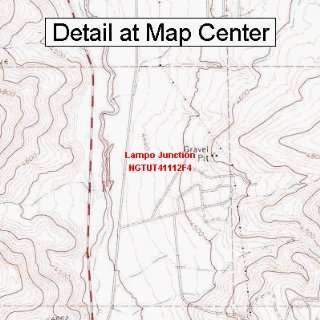  USGS Topographic Quadrangle Map   Lampo Junction, Utah 