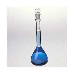 Kimble/Kontes KIMAX Volumetric Flasks with [ST] Glass Stopper, Class B 