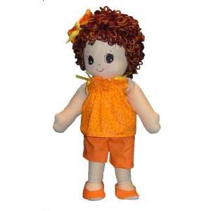  Adorable Kinders Orange Camisole and Bermuda Shorts 