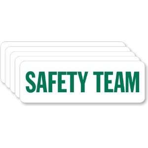  Safety Team Laminated Vinyl, 3 x 1