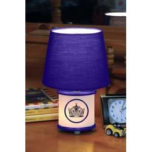 LOS ANGELES KINGS Team Logo 12 Tall DUAL LIT ACCENT LAMP / NIGHT 