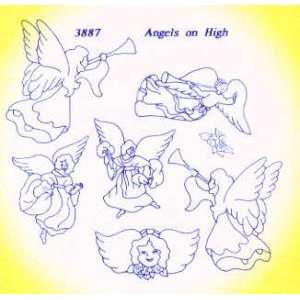  8077 PT W Angels on High by Aunt Marthas 3887 Arts 