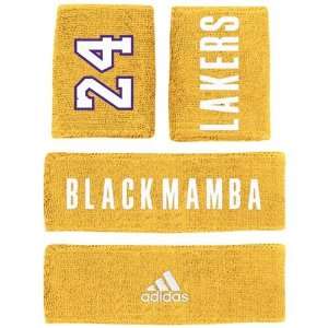  Los Angeles Lakers Kobe Bryant #24 Black Mamba Headband 
