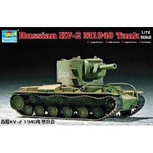   72 Russian KV2 Model 1940 Tank (Plastic Models) Toys & Games